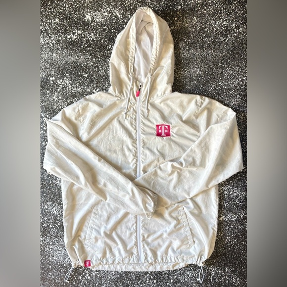 T Mobile Jacket Men 3XL White Camo Windbreaker Lightweight Employee Official - Picture 2 of 5